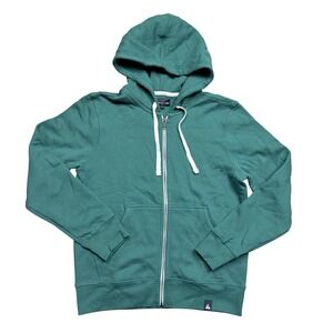 NWOT American Giant Men's Midweight Full Zip Hoodie Green Cotton Size M